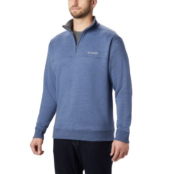 Pánské Mikiny Columbia Hart Mountain II Half Zip Tmavě Šedé WZSLEO430